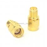 RP SMA Female to SMA Male Plug Connector Goldplated Straight (1pc)